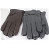 Image 1 : 2 PACK LADIES LEATHER GLOVES SIZE LARGE