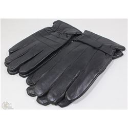 2 PACK MENS LEATHER GLOVES SIZE LARGE