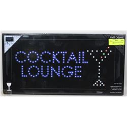 NEW COCKTAIL LOUNGE LED BAR SIGN IN BOX
