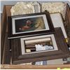 Image 1 : BOX OF PICTURE FRAMES