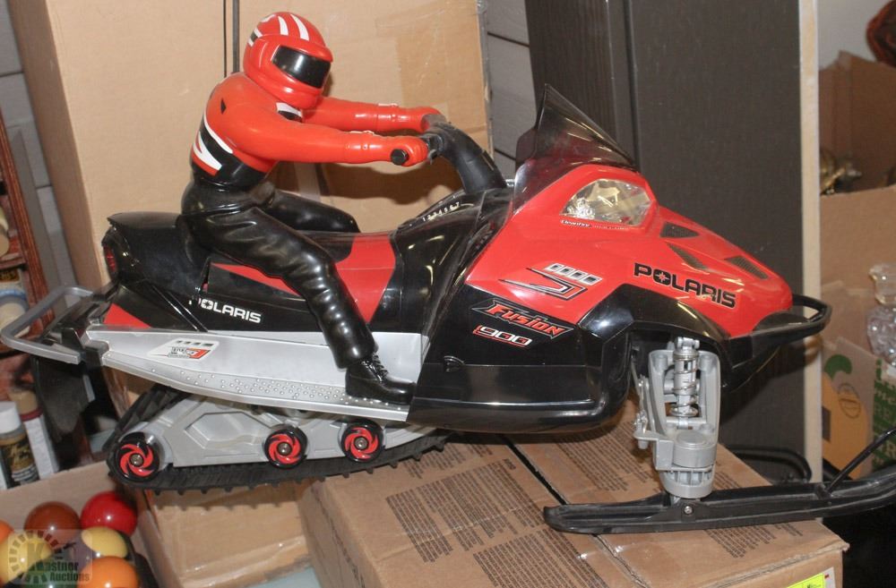REMOTE CONTROL POLARIS SNOWMOBILE WITH BATTERY AND