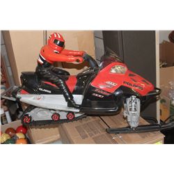 REMOTE CONTROL POLARIS SNOWMOBILE WITH BATTERY AND