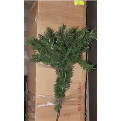 LARGE REAL LIFE LOOKING 7.5' FIR ARTIFICIAL CHRISTMAS