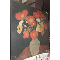 LARGE FLORAL CANVAS PICTURE