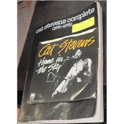 VINTAGE CAT STEVENS MUSIC LYRIC BOOK WARNER