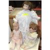 Image 1 : ANTIQUE SET OF 3 BISQUE  COLLECTOR DOLLS