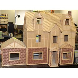 HANDMADE OUT OF WOOD DOLL HOUSE