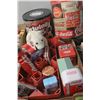Image 1 : FLAT OF COCA COLA COLLECTIBLE PRODUCTS AND 2 TINS