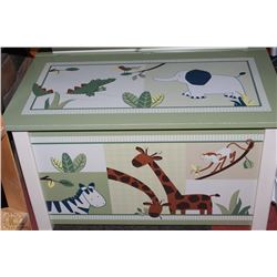 WOODEN "ZANZIBAR" TOY BOX