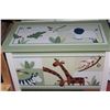 Image 1 : WOODEN "ZANZIBAR" TOY BOX