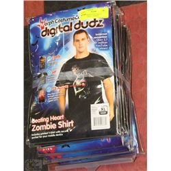 8 PACK OF MORPH COSTUME CO. DIGITAL DUDZ T-SHIRTS