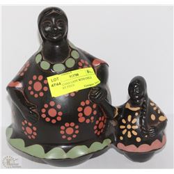 CHULUCANA LADY WITH CHILD POTTERY PIECE