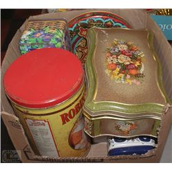 ESTATE COLLECTION OF TINS