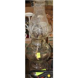 GLASS OIL LANTERN