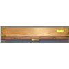 Image 2 : OAK AND BRASS POOL CUE CASE
