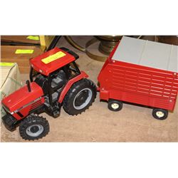 DIE CAST TRACTOR ERTL AND TRAILER