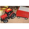 Image 1 : DIE CAST TRACTOR ERTL AND TRAILER