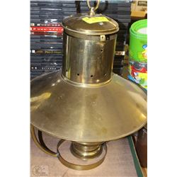 LARGE BRASS GAS LANTERN