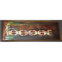 OIL PANTING SIGNED Y.SONAL 13W X 37H