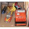 Image 1 : SET OF 4 TIN TOYS CASH REGISTER /TRAIN W/2 WIND