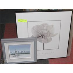 LOT OF FRAMED OIL PAINTING AND ALAN NEWHAM