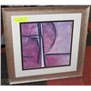 Image 1 : FRAMED ABSTRACT SIGNED BY ARTIST JOY ALDRIDGE