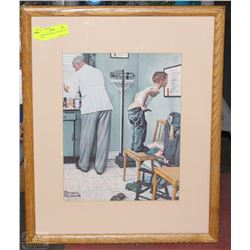 NORMAN ROCKWELL PICTURE 17W X 21H