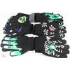 Image 1 : 6 PACK OF GLOW IN THE DARK GLOVES