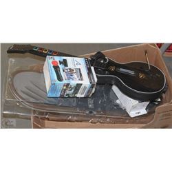 LOT OF VIDEO GAME ACCESSORIES INCL PS3 & XBOX 360