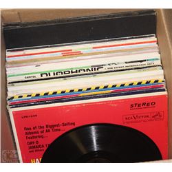 BOX OF LPS INCL OSMONDS: GREATEST HITS, HARRY