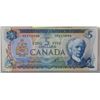 Image 1 : 1972 CANADIAN $5.00 RAINBOW BANK NOTE