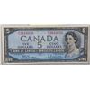 Image 1 : 1954 CANADIAN $5.00 BANK NOTE
