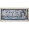 Image 1 : 1954 CANADIAN $5.00 BANK NOTE