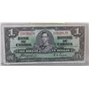Image 1 : 1937 CANADIAN $1.00 KING GEORGE VI  BANK NOTE