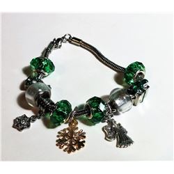 PANDORA STYLE XMAS THEME BRACELET