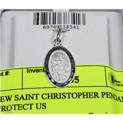 NEW SAINT CHRISTOPHER PENDANT (PROTECT US