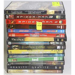 BUNDLE OF 15 DVD MOVIES