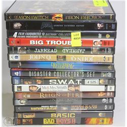 BUNDLE OF 15 DVD MOVIES