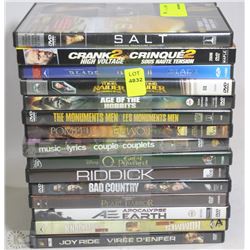 BUNDLE OF 15 DVD MOVIES