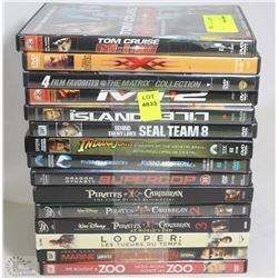 BUNDLE OF 15 DVD MOVIES