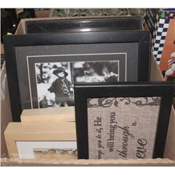 BOX W/FRAMED INSPIRATIONAL QUOTES &