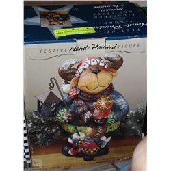 CHRISTMAS FESTIVE HAND PAINTED FIGURE -