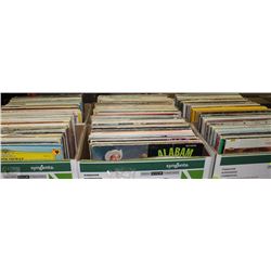 SET OF 6 BOXES OF ASSORTED RECORDS