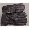 Image 1 : 2 PACK MENS LEATHER GLOVES SIZE MEDIUM