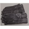 Image 1 : 2 PACK MENS LEATHER GLOVES SIZE MEDIUM