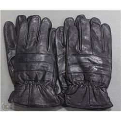 2 PACK MENS LEATHER GLOVES SIZE MEDIUM