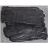 Image 1 : 2 PACK MENS LEATHER GLOVES SIZE SMALL