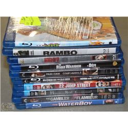 BUNDLE OF 10 BLU RAY MOVIES