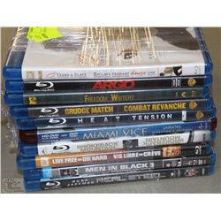 BUNDLE OF 10 BLU RAY MOVIES