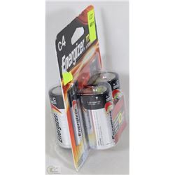 PACK OF 4 C ENERGIZER MAX + POWERCELL BATTERIES